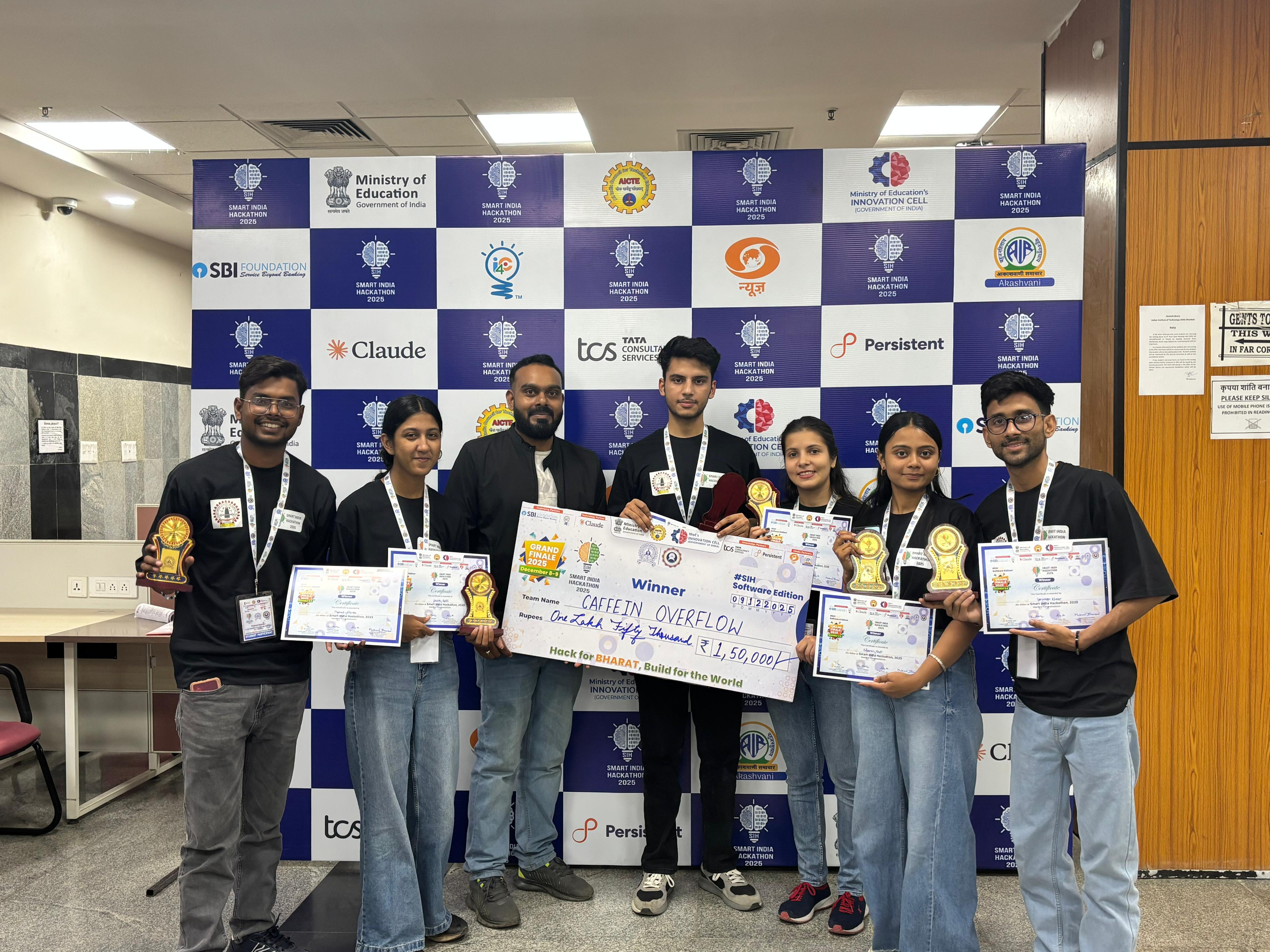 Team at SIH Grand Finale